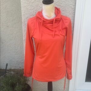 ExOfficio Orange Hoodie Hiking Pullover Women's Size S